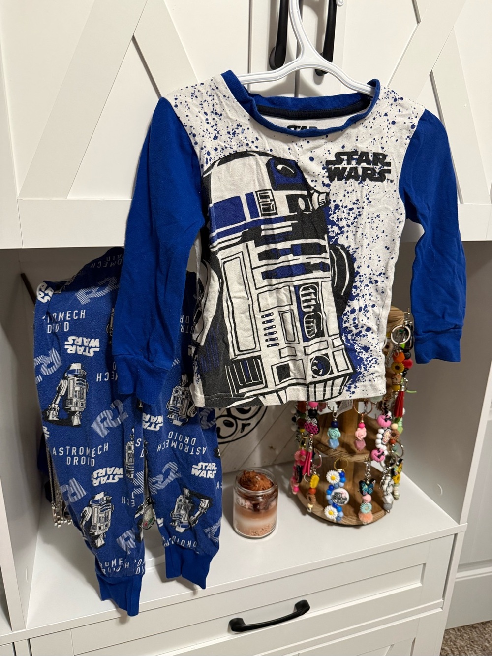 Star Wars Blue and White R2-D2 Kids Pajama Set